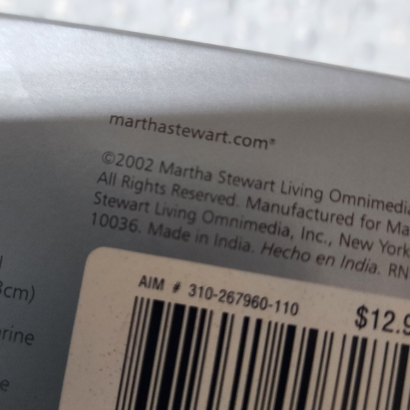 VINTAGE MARTHA STEWART NWT 3 PIECE EMBROIDERED BATH TOWEL SET. - Picture 7 of 7